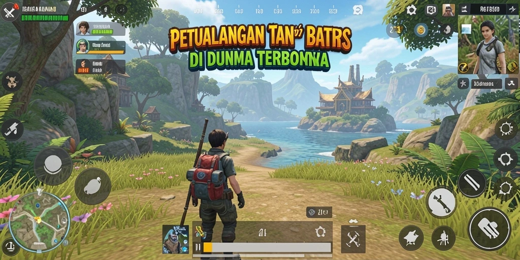 Tampilan gameplay menakjubkan dari 2739 di dunia terbuka.