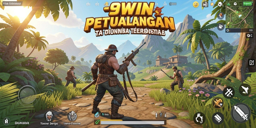 Gameplay Open World 9WIN yang menakjubkan dan imersif.