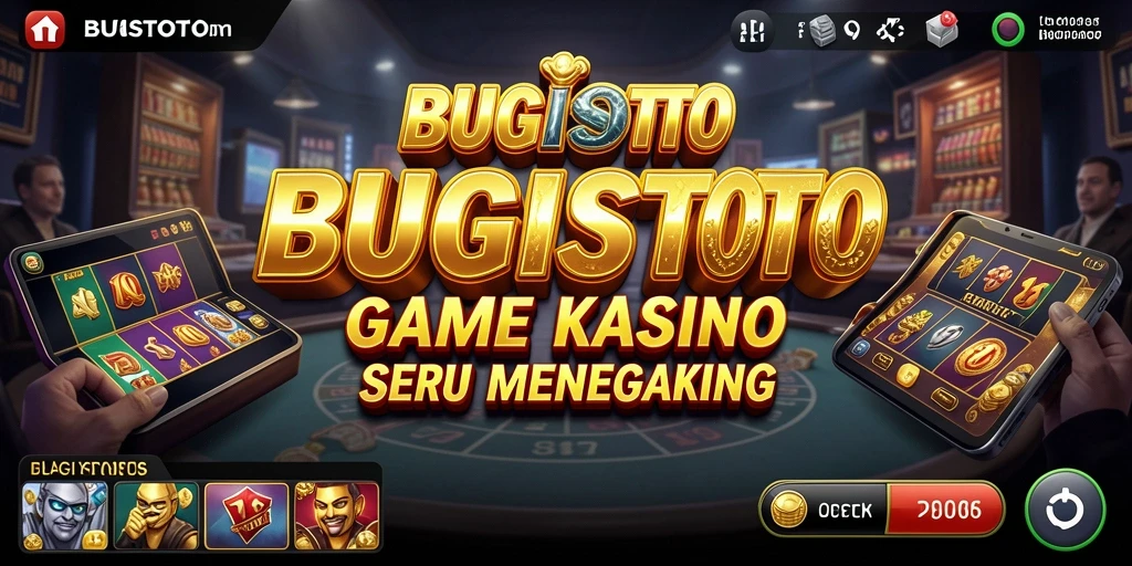 Tampak gameplay seru di BUGISTOTO yang menghadirkan suasana kasino nyata.