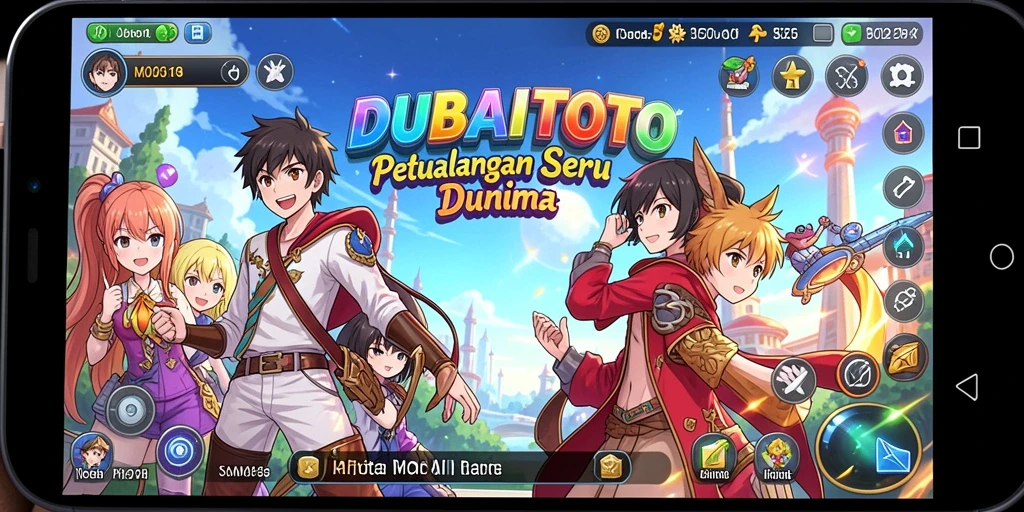 Tampilan gameplay DUBAITOTO yang memukau dan penuh warna.