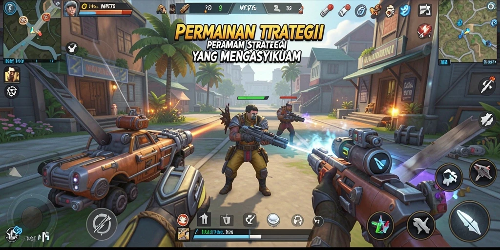 Tangkapan layar MPO76 menampilkan gameplay strategis yang menarik.