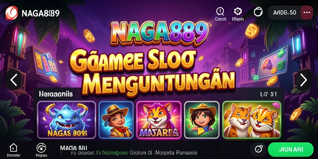 Screenshot gameplay NAGA889 memperlihatkan fitur menarik dan suasana permainan Slot.