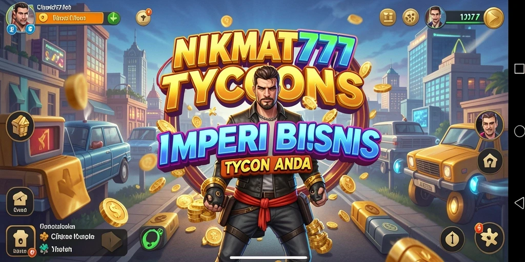 Screenshot gameplay NIKMAT777 menampilkan pengelolaan bisnis yang strategis.