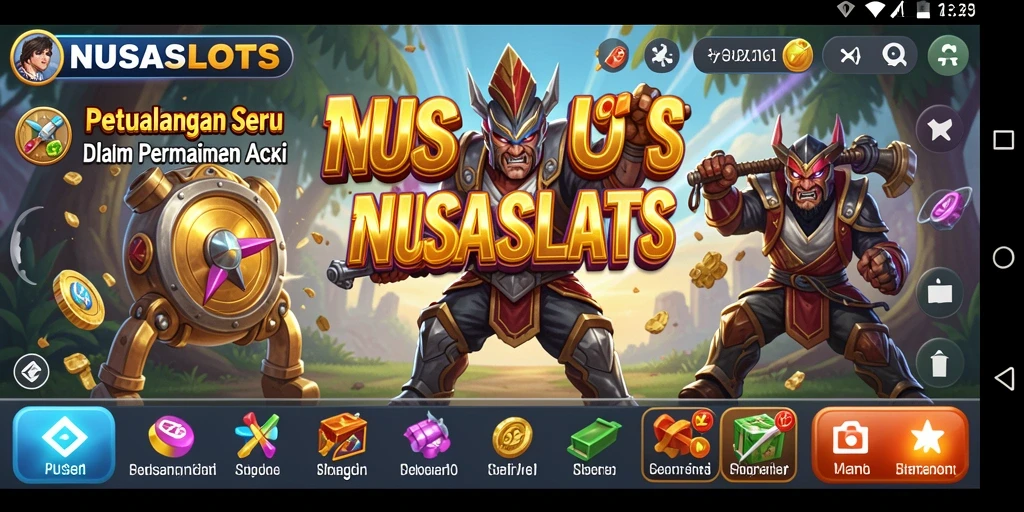Tampilan gameplay menegangkan NUSASLOTS dalam aksi.