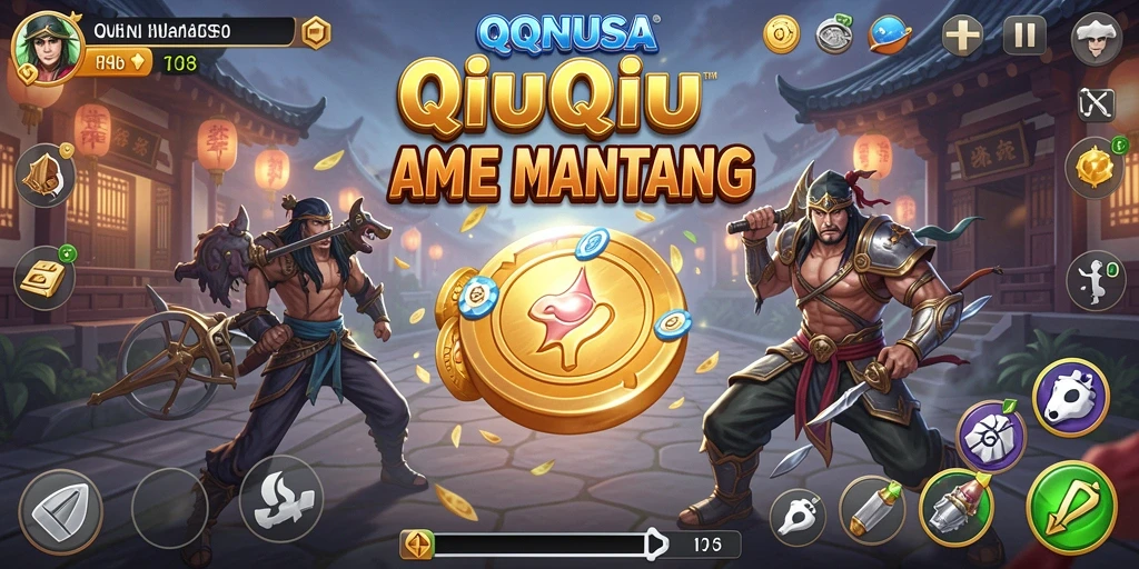 Screenshot gameplay QiuQiu yang seru di QQNUSA.