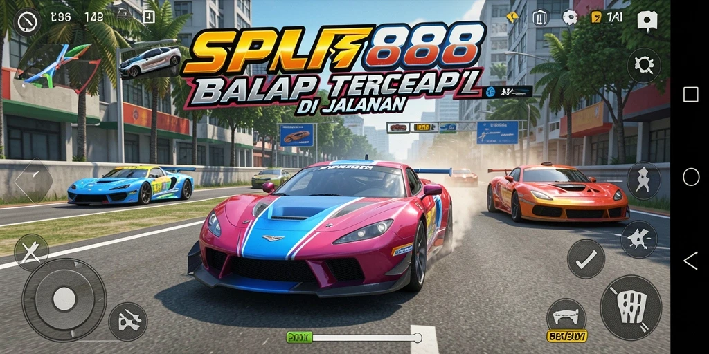 Gameplay SPN88 yang mendebarkan di trek balap yang penuh tantangan.