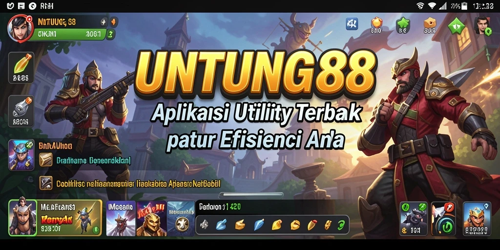 Tampilan aplikasi UNTUNG88 yang bersih dan efisien.