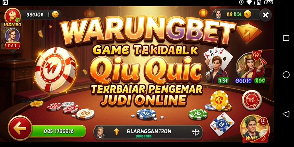 Tampilan gameplay seru dari aplikasi WARUNGBET QiuQiu.