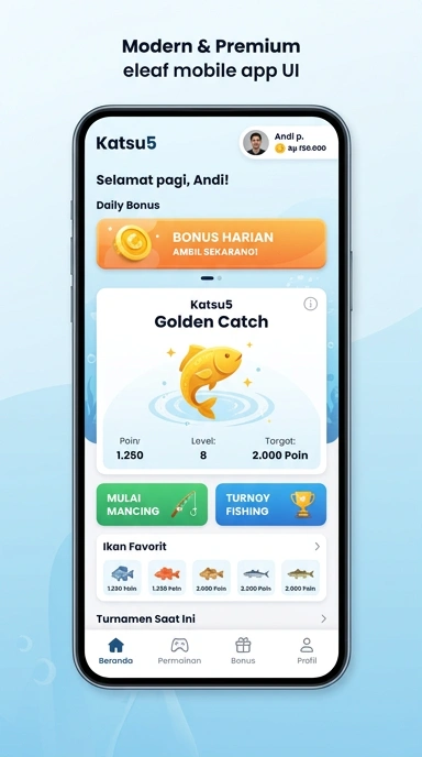 Proses unduh aplikasi di katsu5 yang cepat dan efisien.